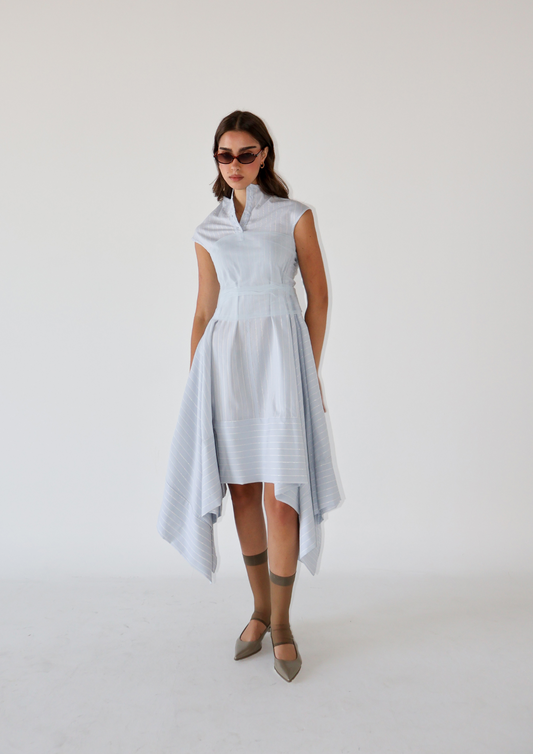 OLEANA DRESS - BLUE