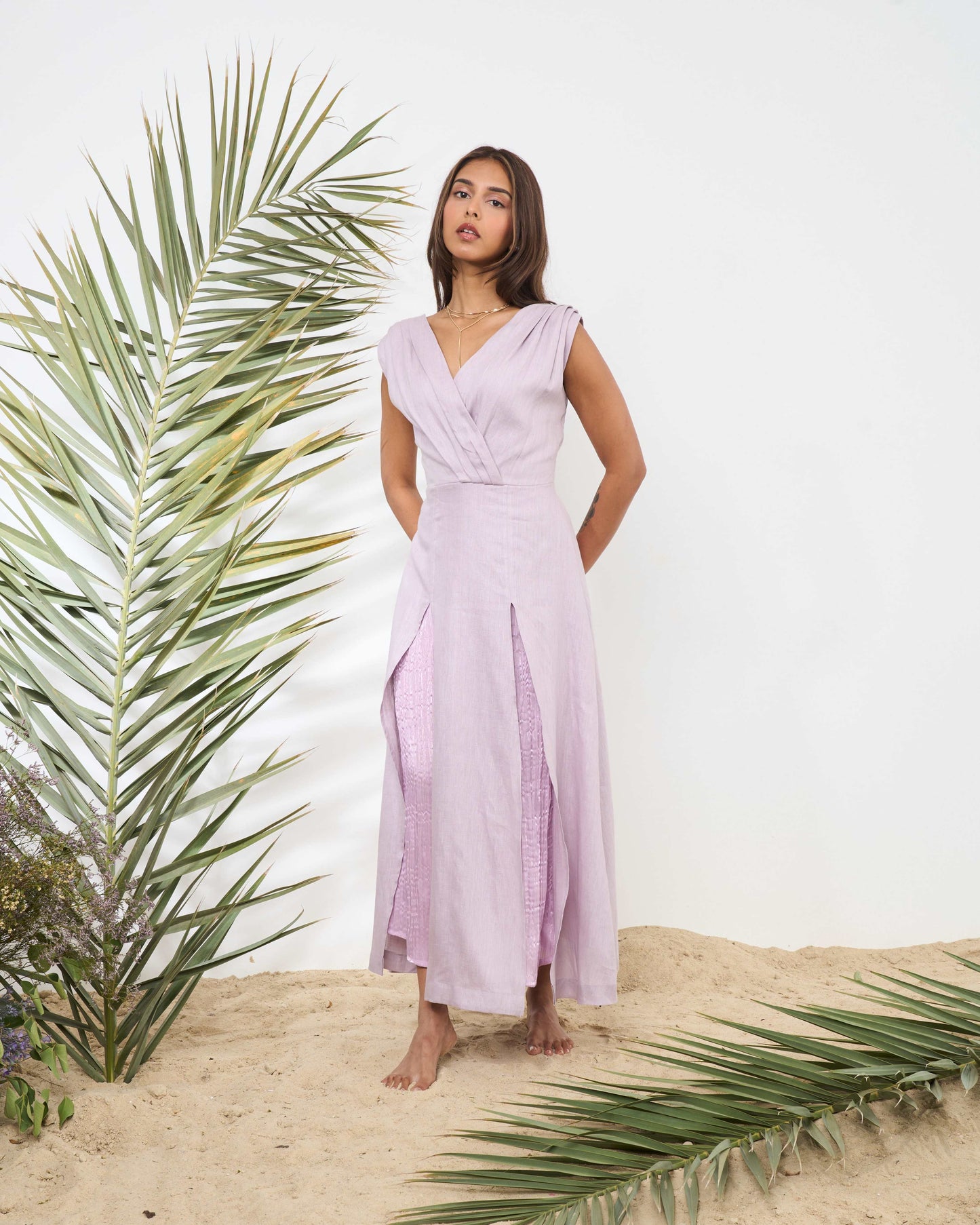 MILOS DRESS (Lilac)