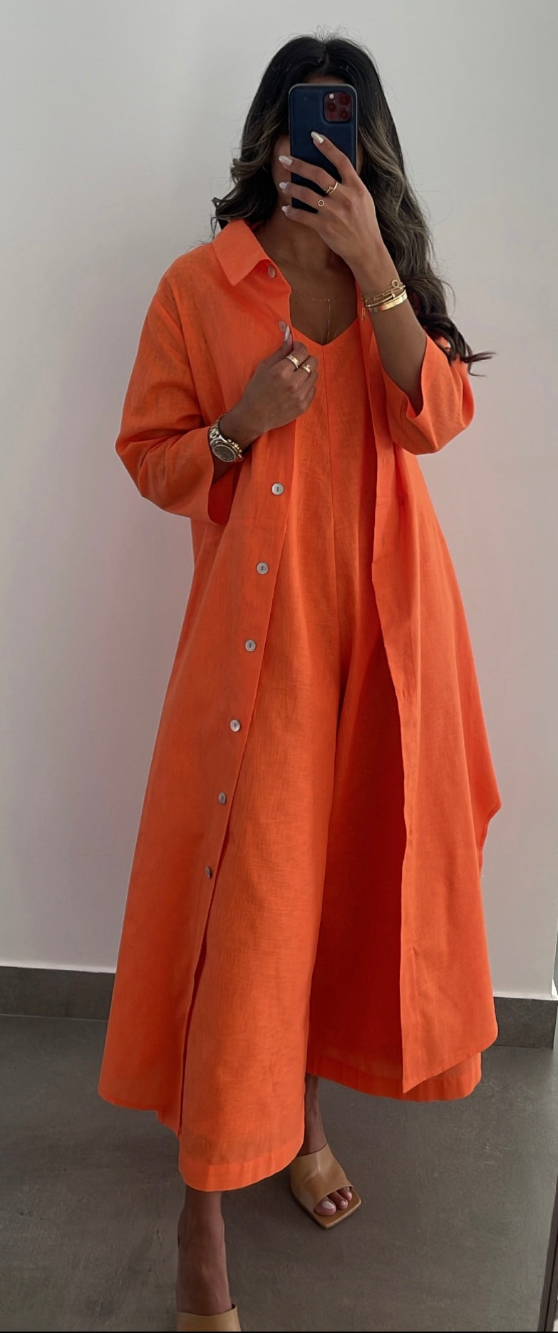 LINEN JUMPSUIT COORD