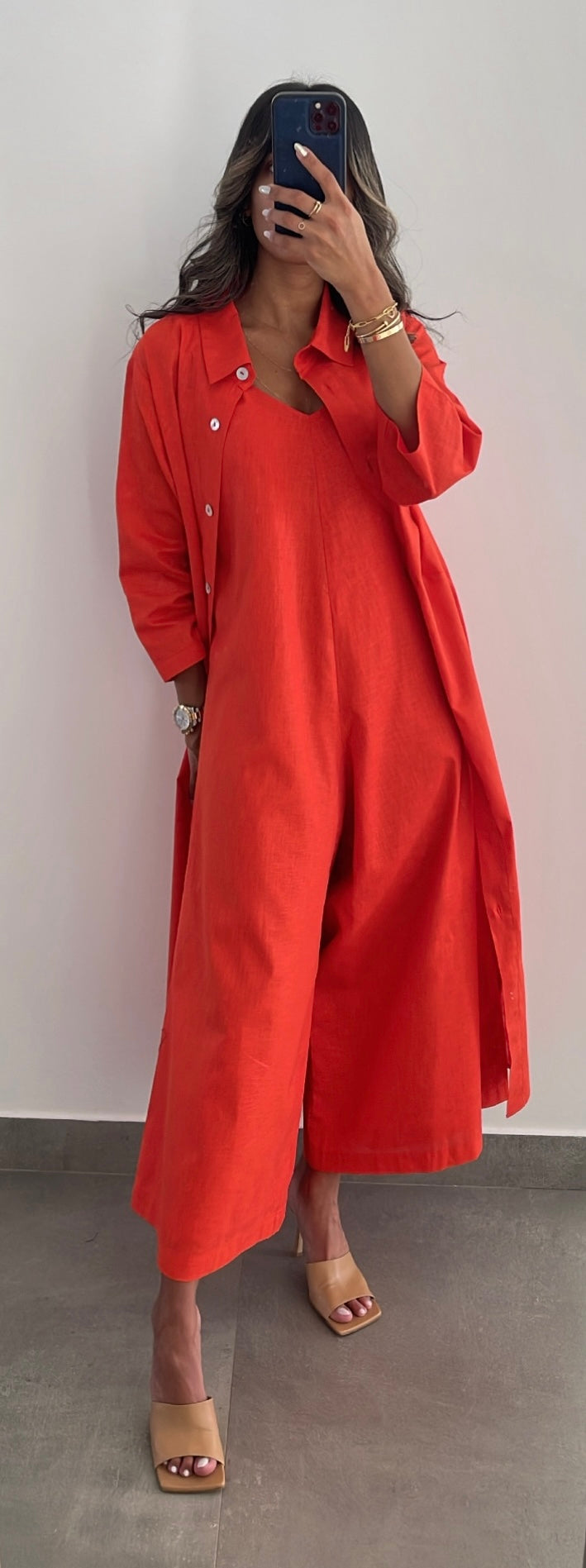 LINEN JUMPSUIT COORD