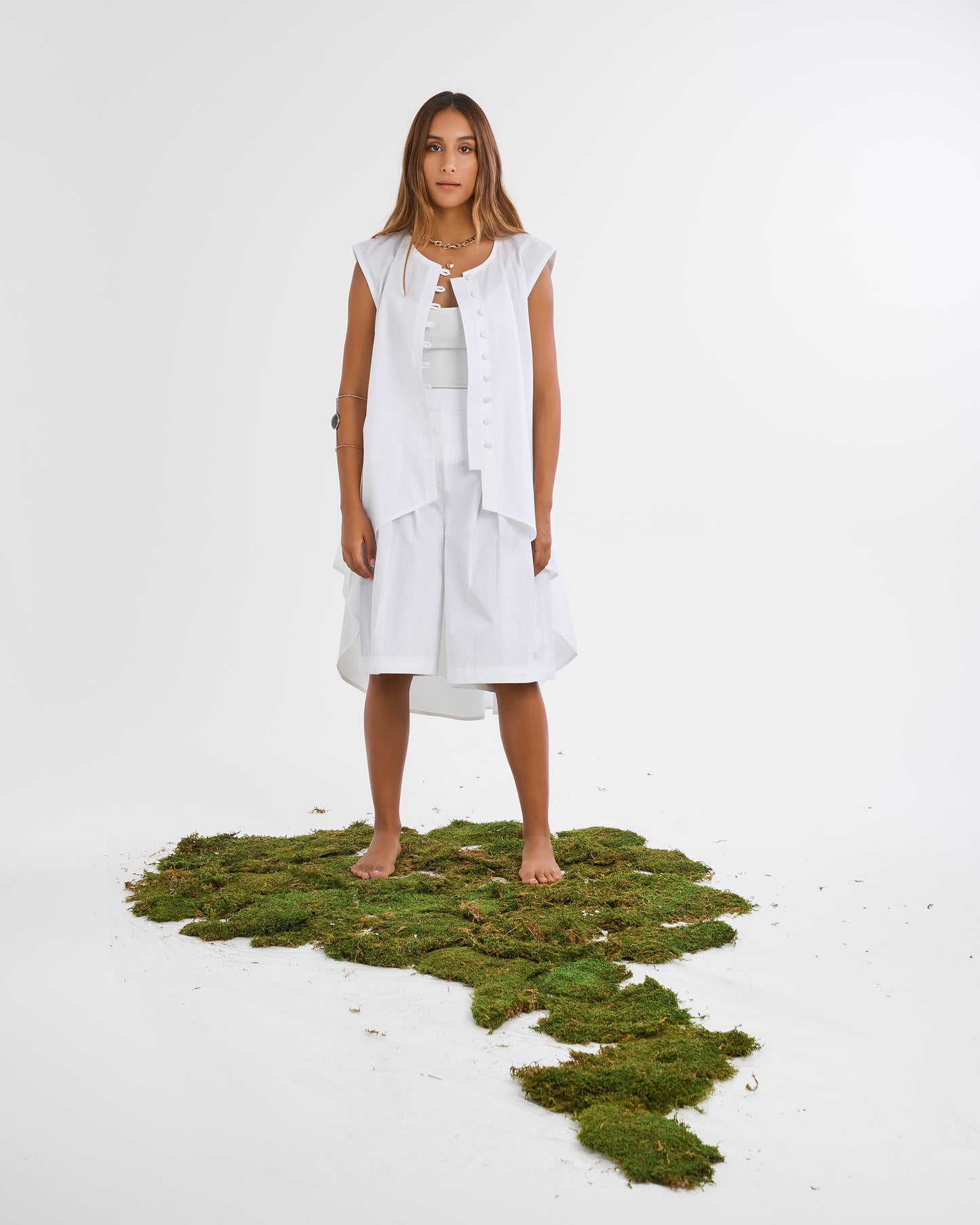 SUMMER SHORTS SET (WHITE)
