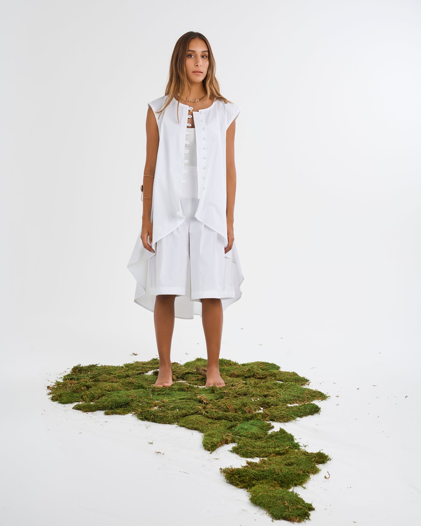 SUMMER SHORTS SET (WHITE)