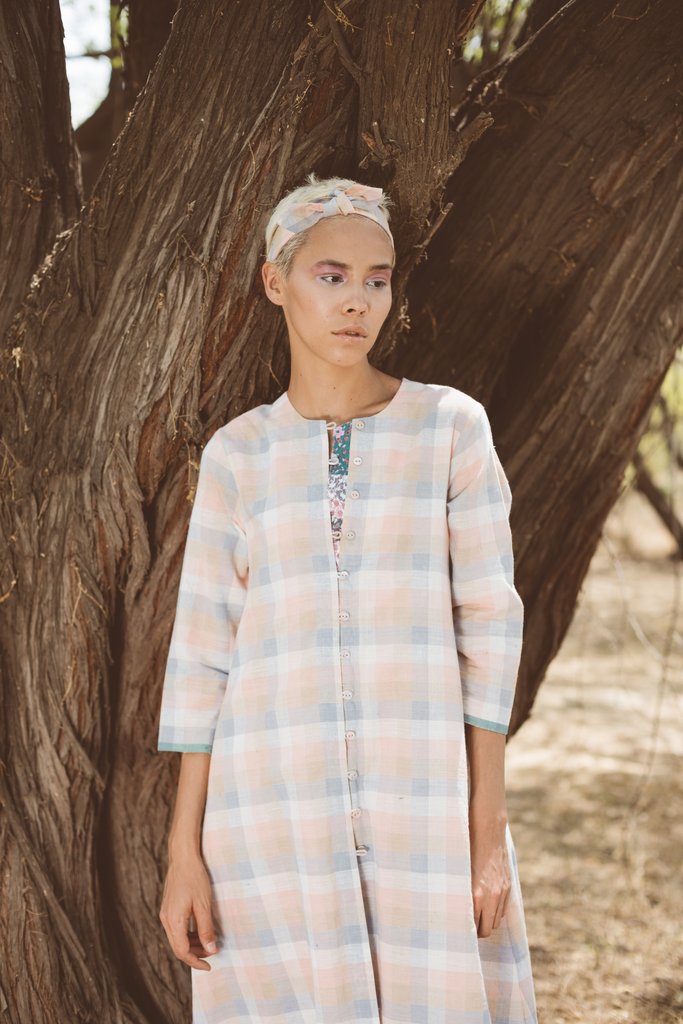 POLKA A LINE SHIRT KAFTAN