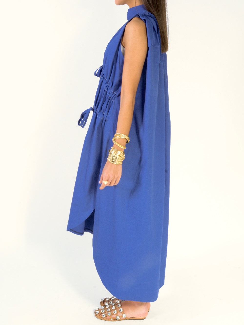 Strap Shirt Dress