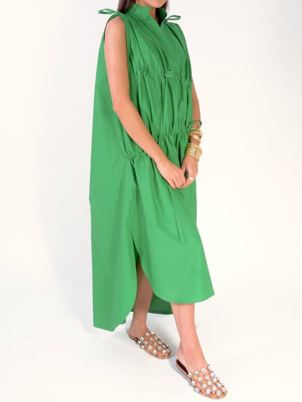 Strap Shirt Dress