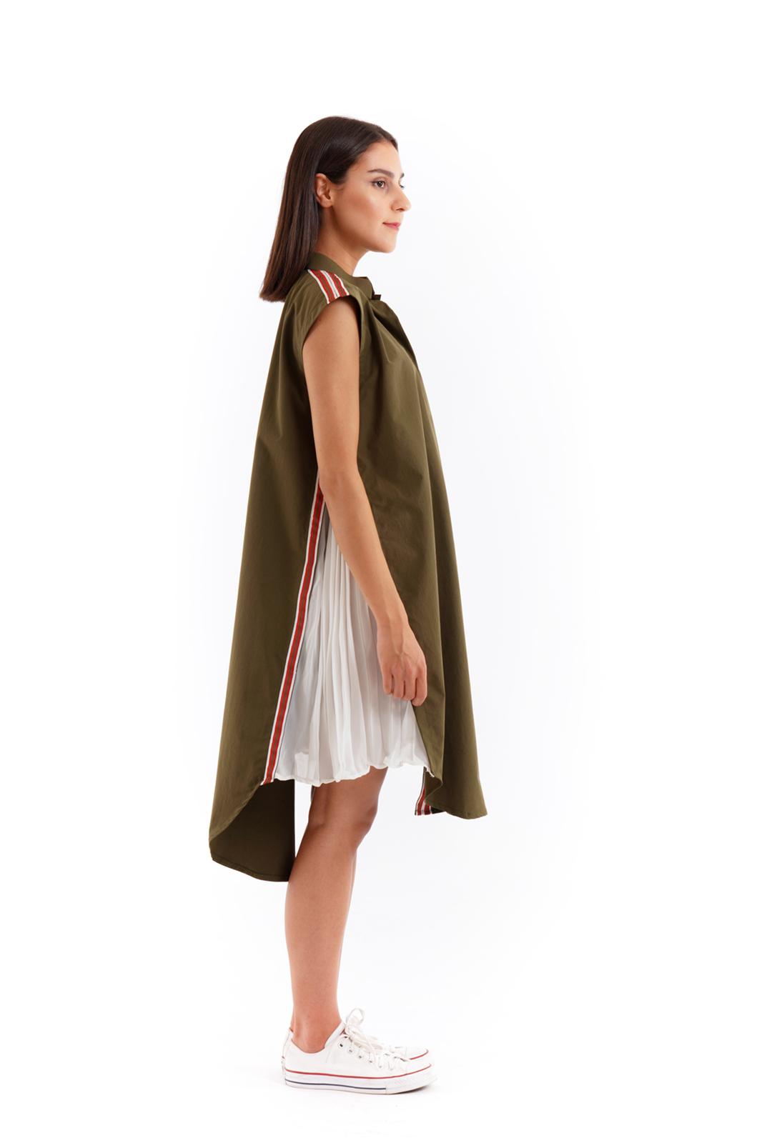 CARGO PLEATS DRESS