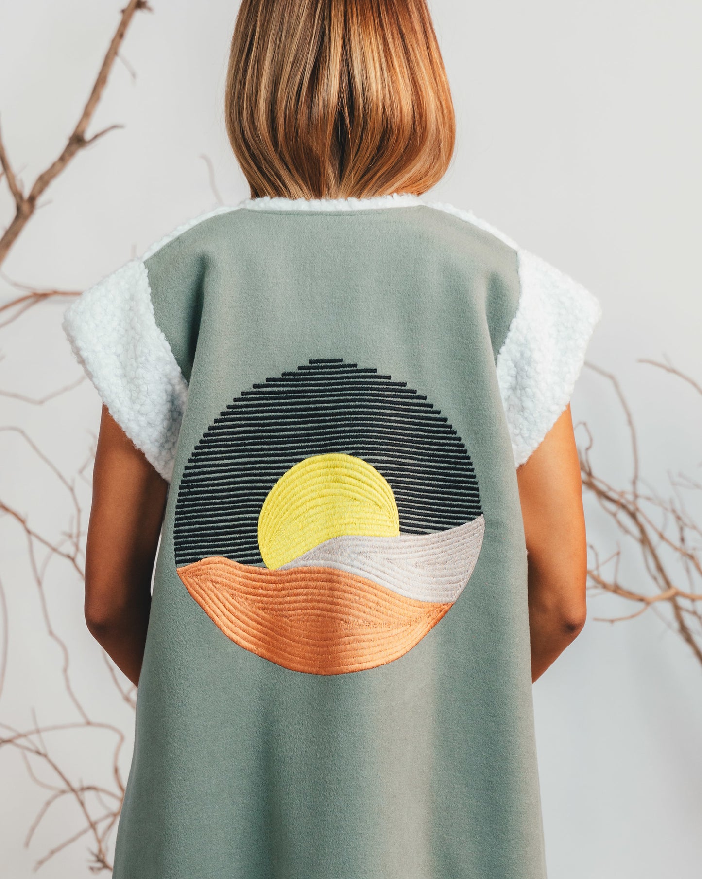SUNSET EMBROIDERED VEST
