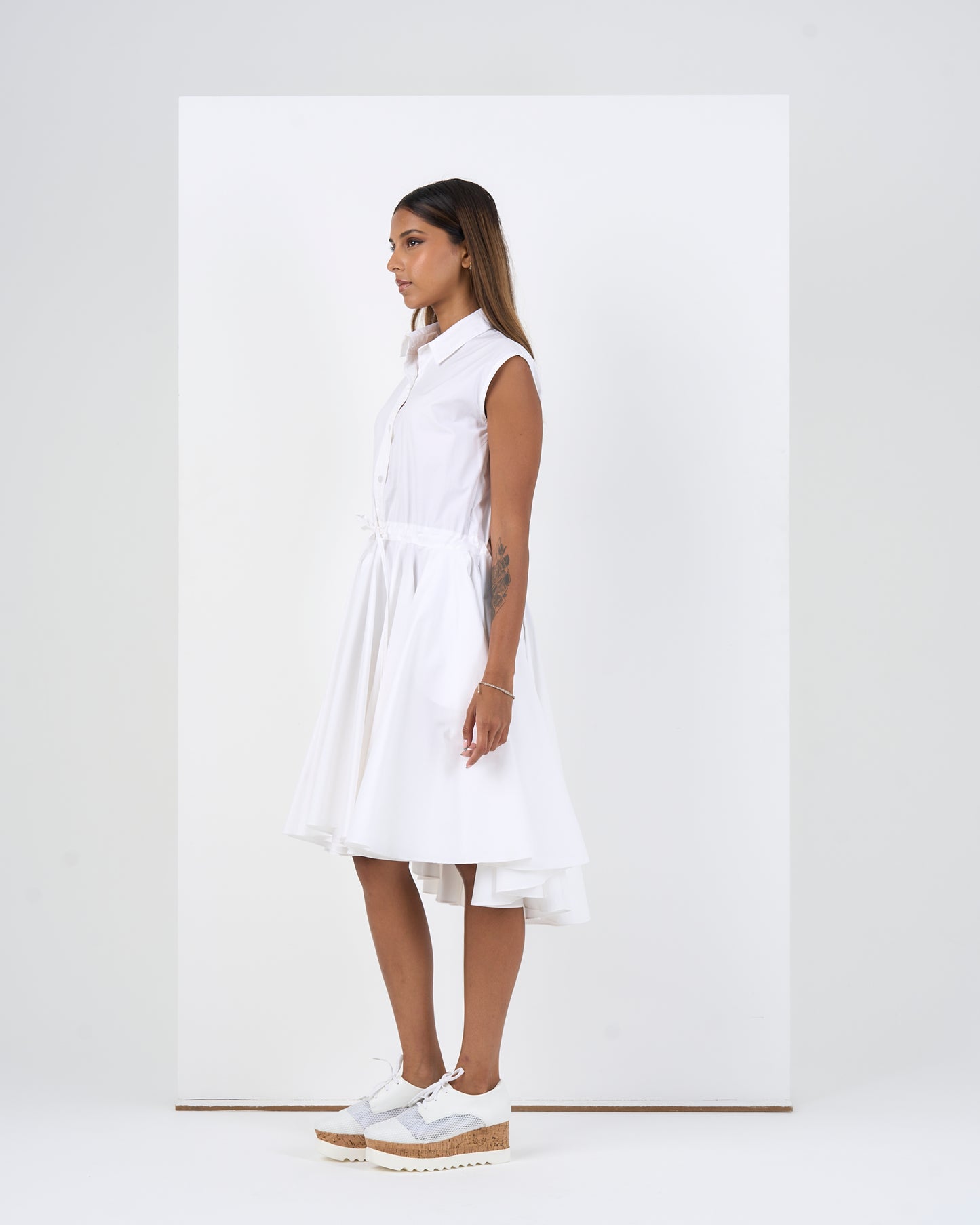 CARGO DRESS SET (WHITE)