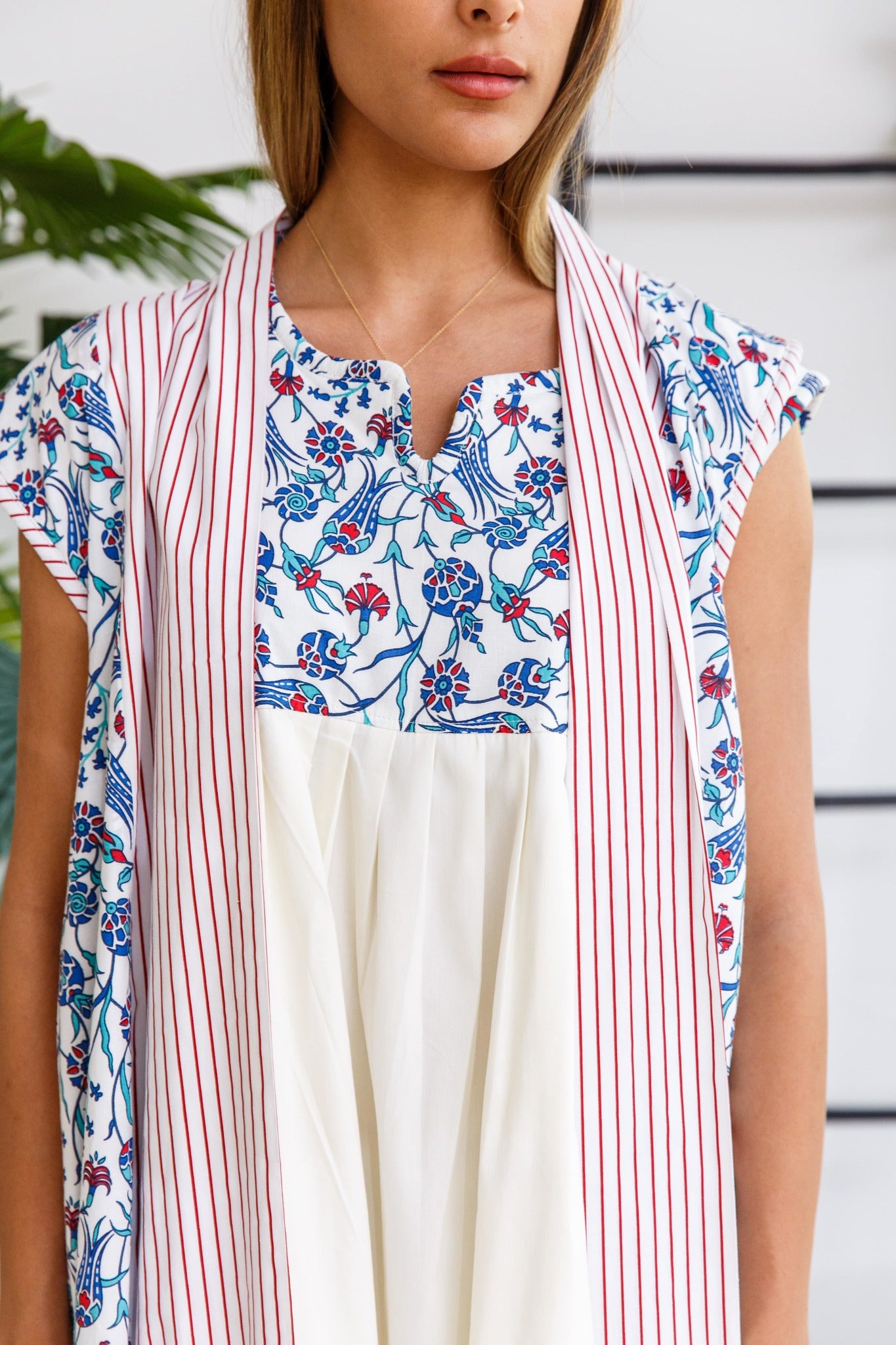 STRIPED FLORAL SET