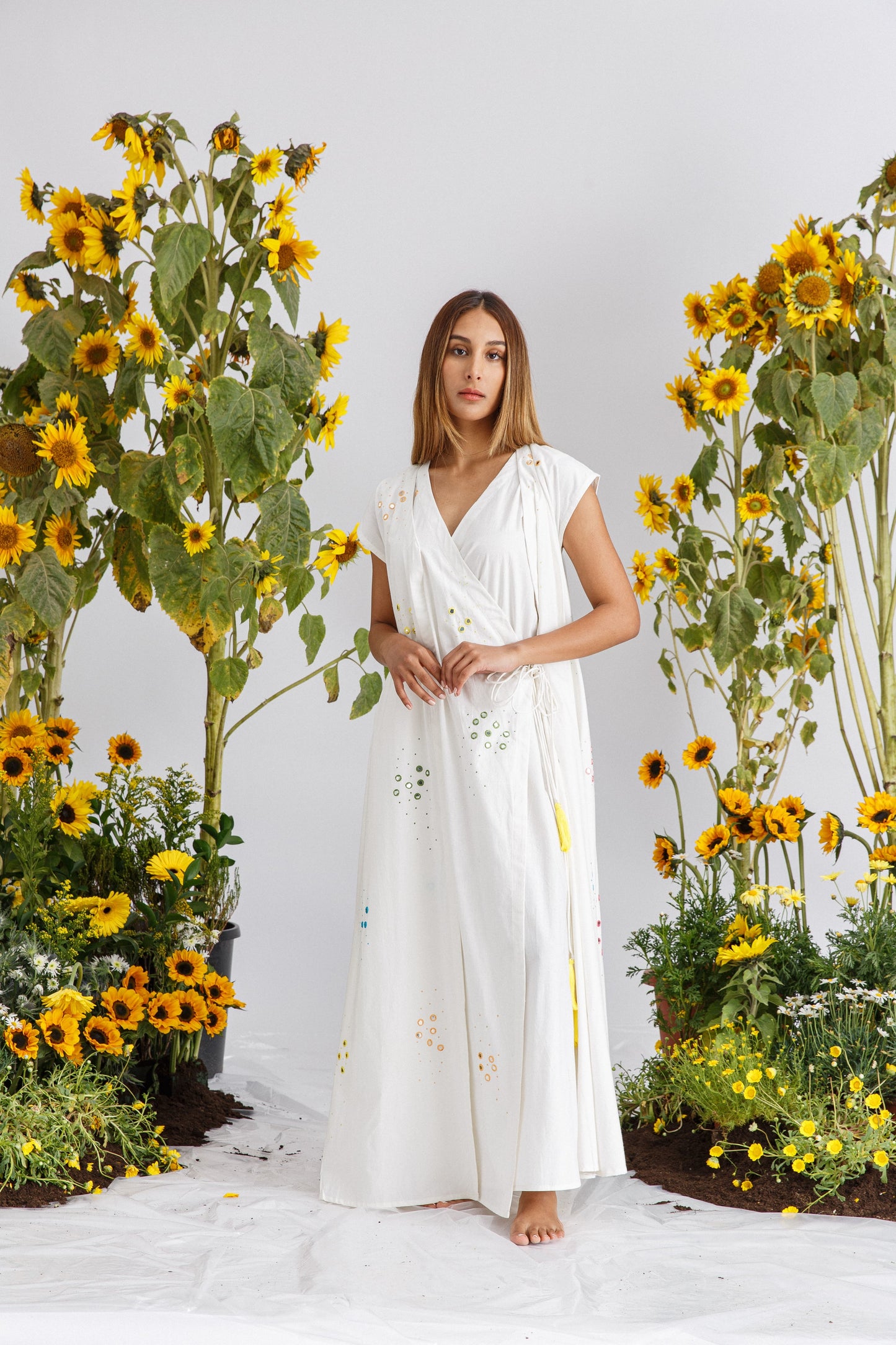 MIRROR KAFTAN SET (SHORT SLEEVE)