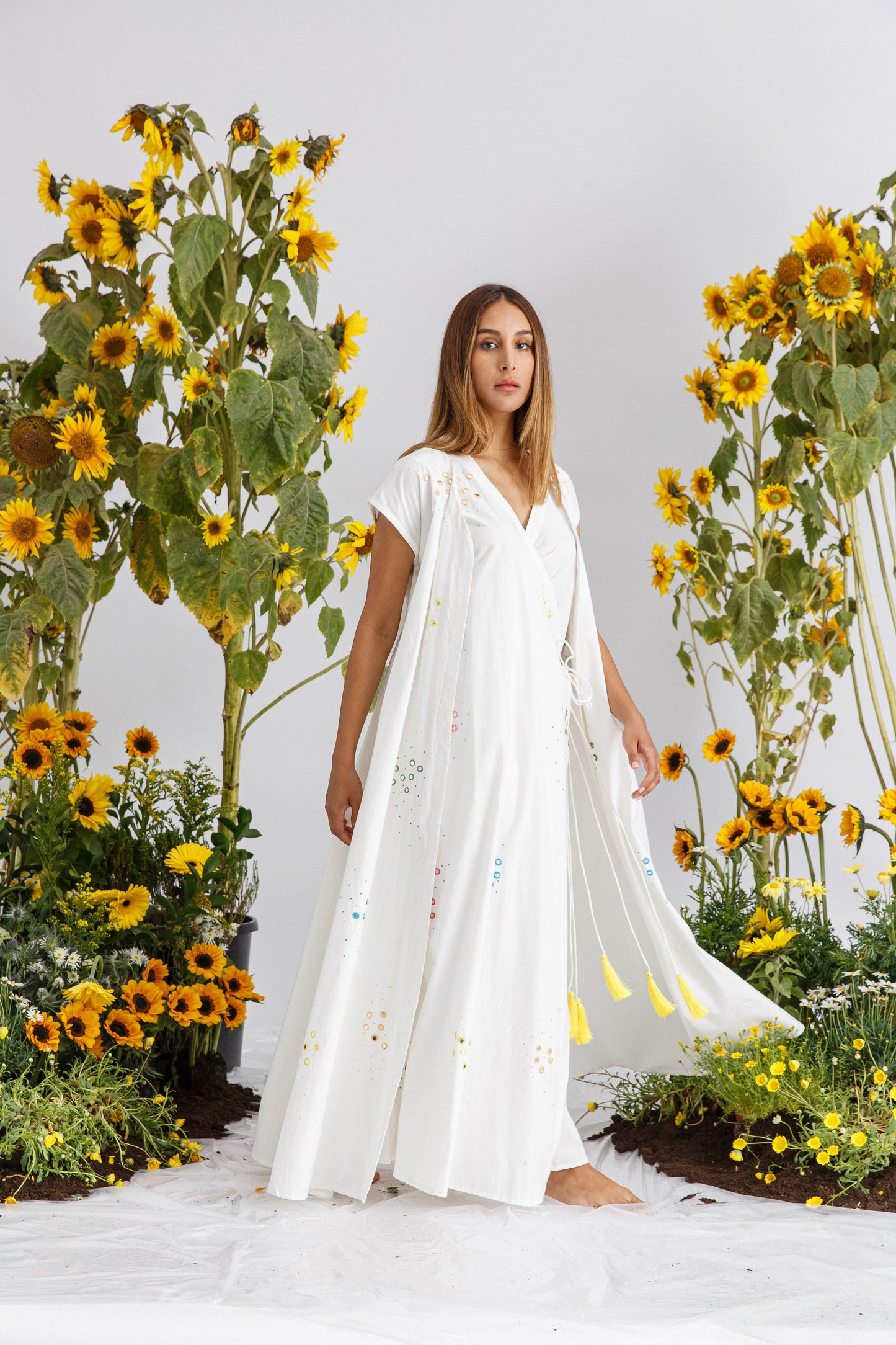 MIRROR KAFTAN SET (SHORT SLEEVE)