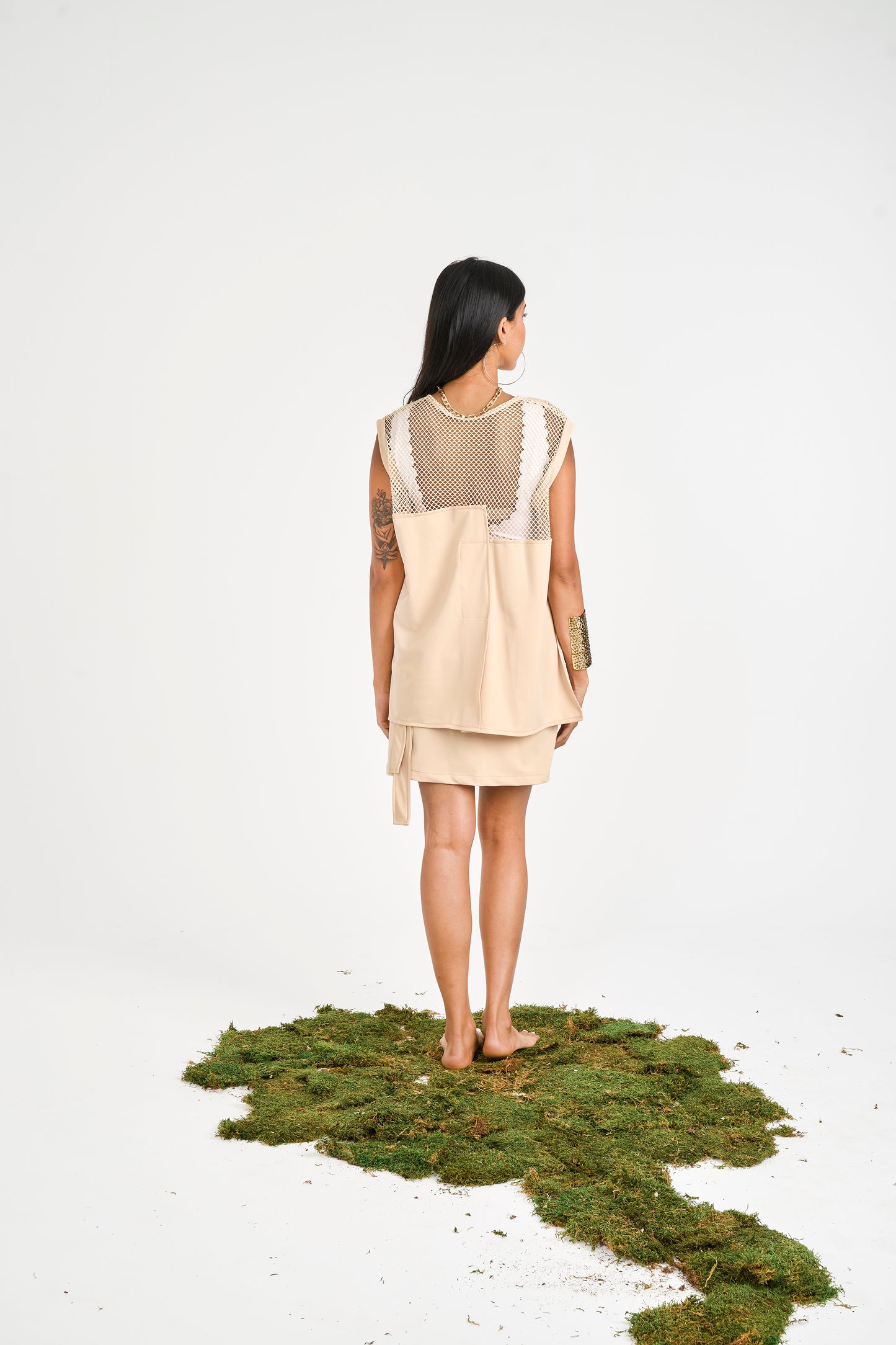 EMILIA SWIMSUIT COVERUP (BEIGE)