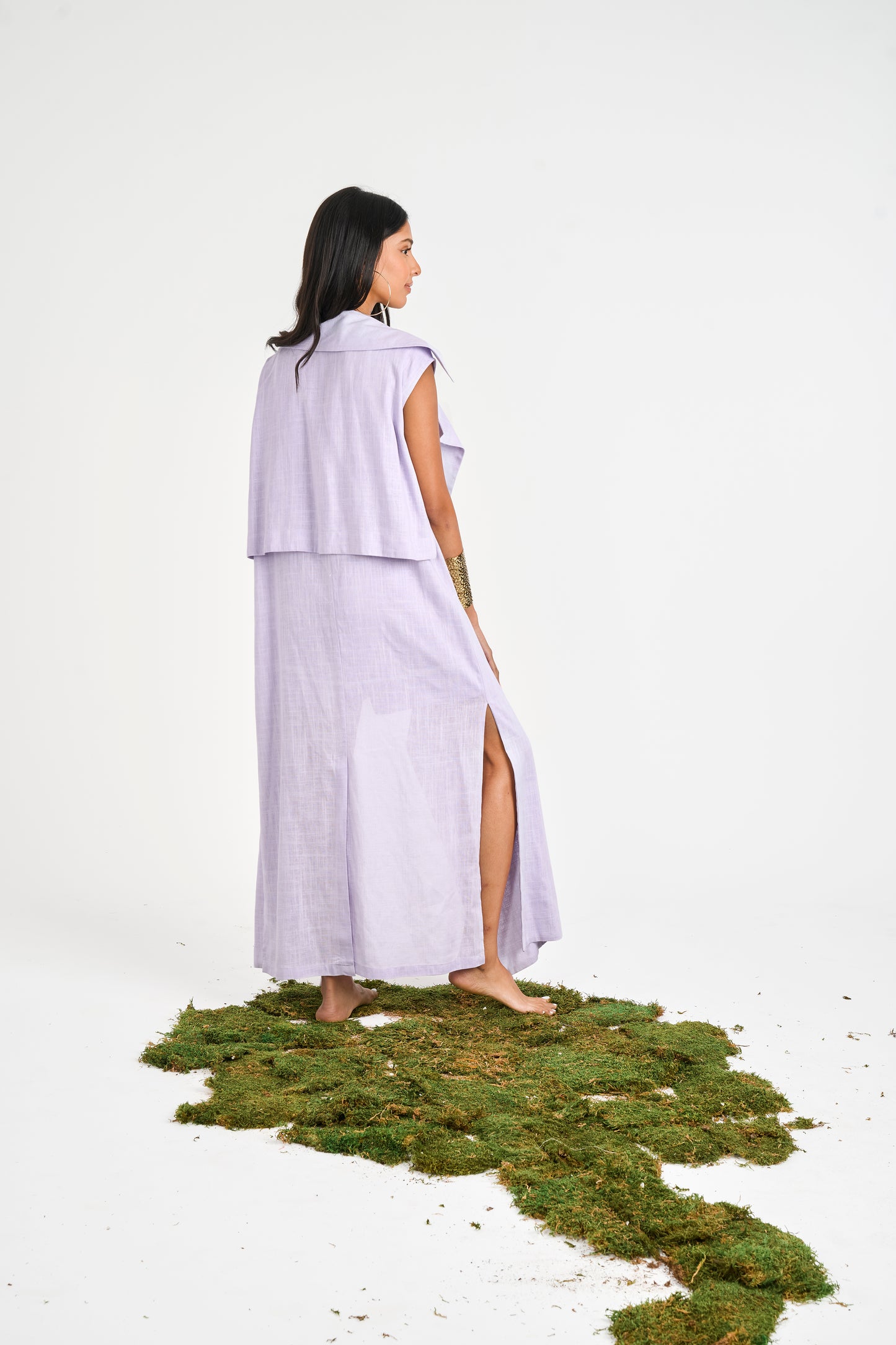 SUMMER TRENCH SET (LILAC)