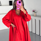 Jumpsuit Coord - Red