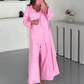 Jumpsuit Coord - Pink