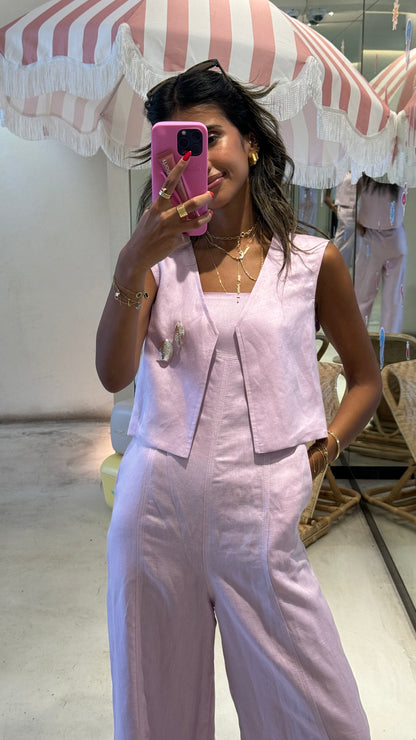 Elba Jumpsuit Coord  (2 COLORS)