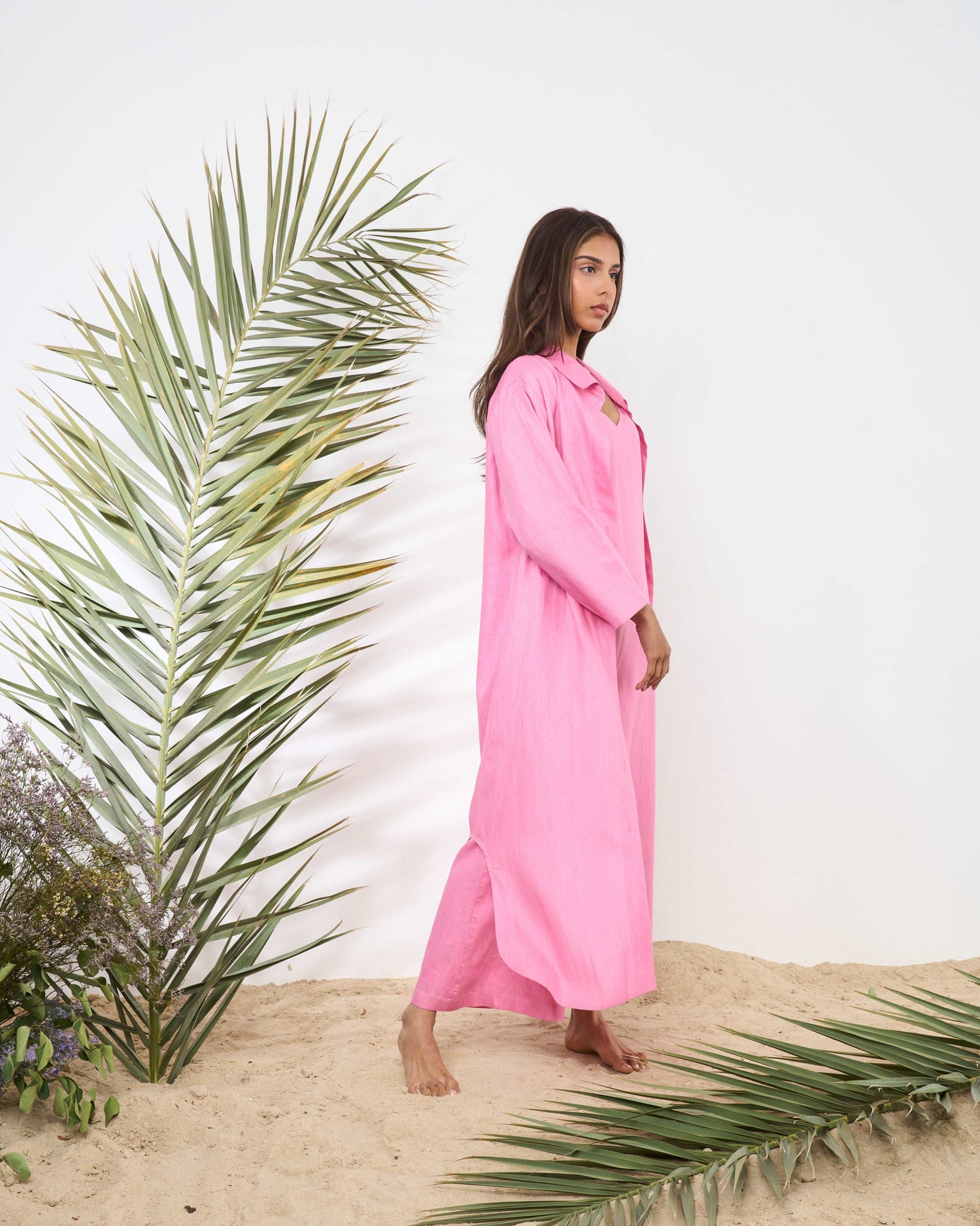 LINEN JUMPSUIT COORD SET