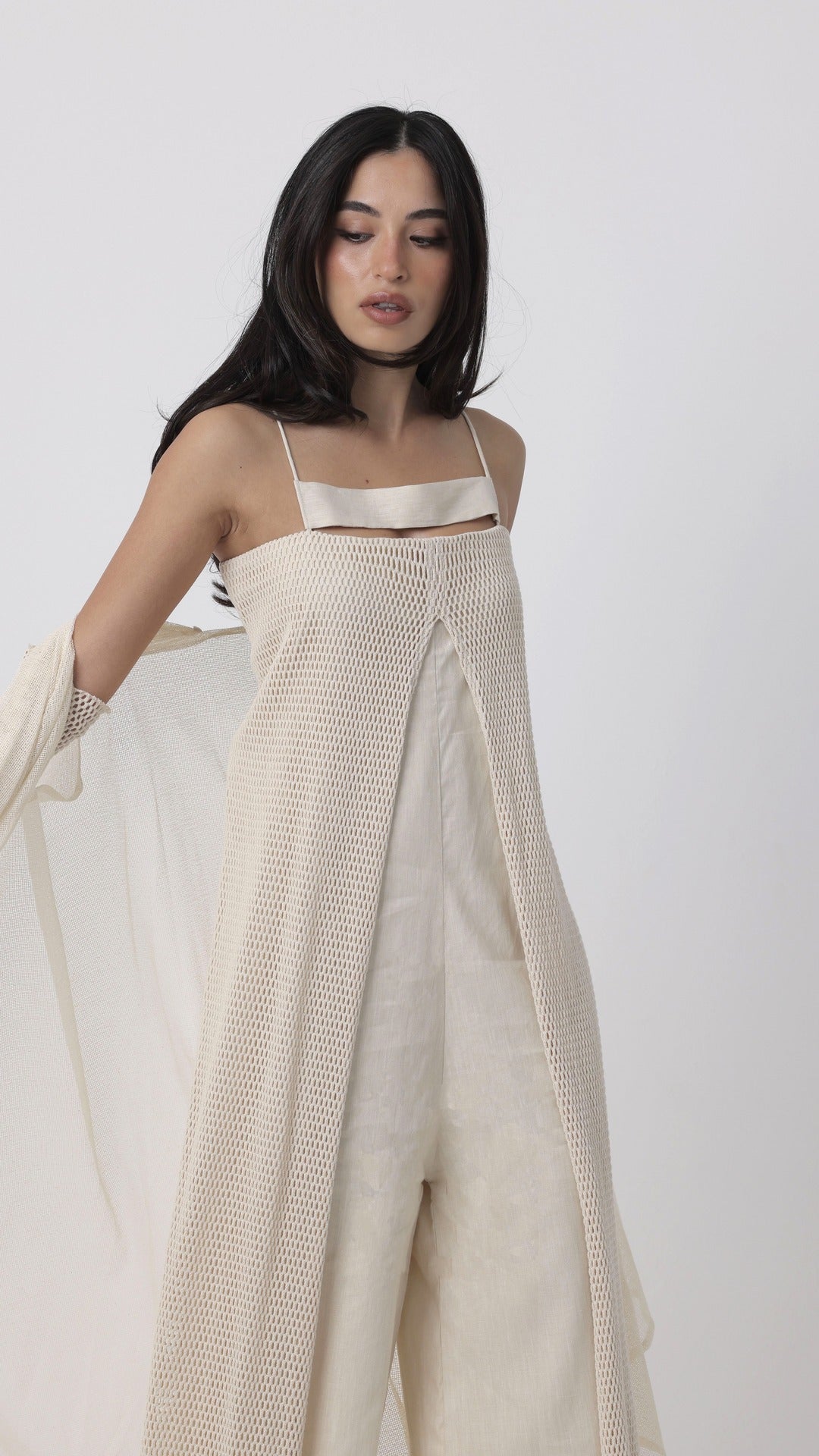 008. BEIGE (JUMPSUIT COORD SET)