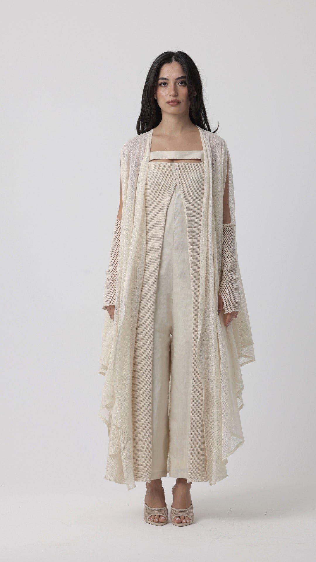 008. BEIGE (JUMPSUIT COORD SET)
