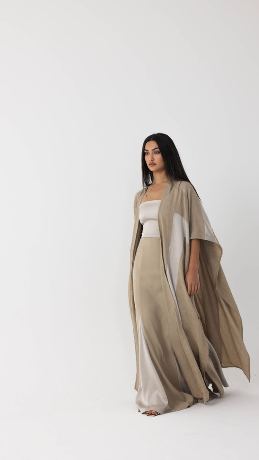 012. BEIGE (2 PIECE COORD SET)
