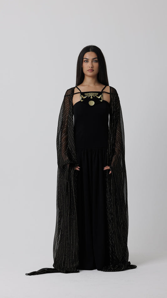 007. BLACK (2 PIECE COORD SET)