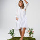 MESH POPLIN DRESS