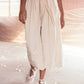 TRIMMED COTTON PANTS