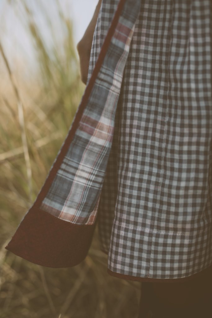 Gingham kaftan