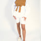 TIE UP RUFFLE SLEEVE SHIRT