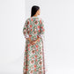 PRINT WRAP DRESS COORD