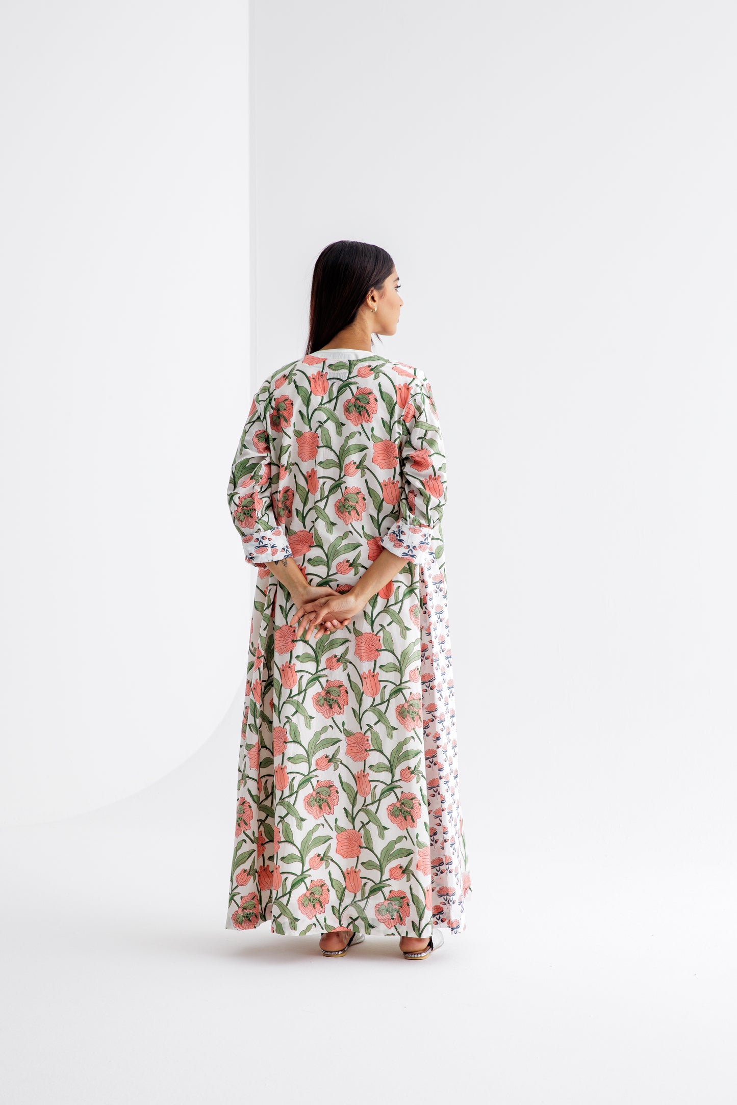 PRINT WRAP DRESS COORD