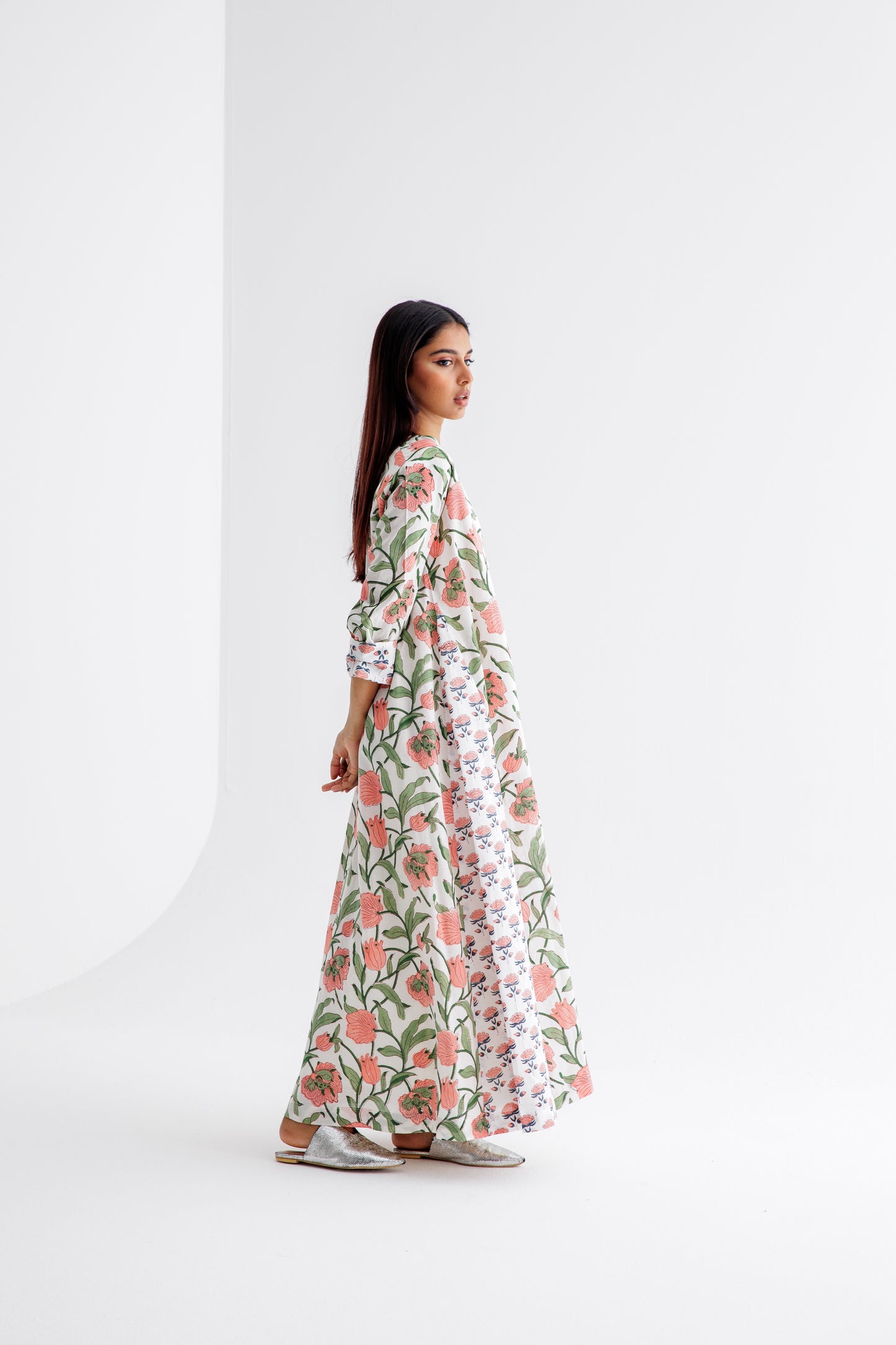 PRINT WRAP DRESS COORD