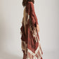 WAGA FRINGED KIMONO COVERUP