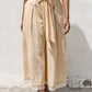RUFFLED STRIPED PANTS