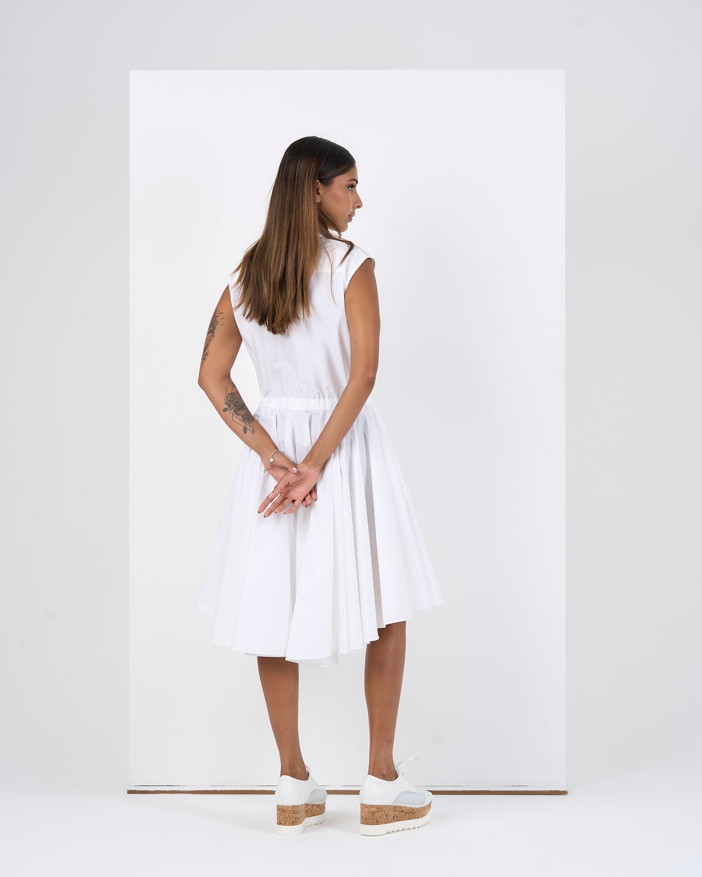 CARGO DRESS SET (WHITE)
