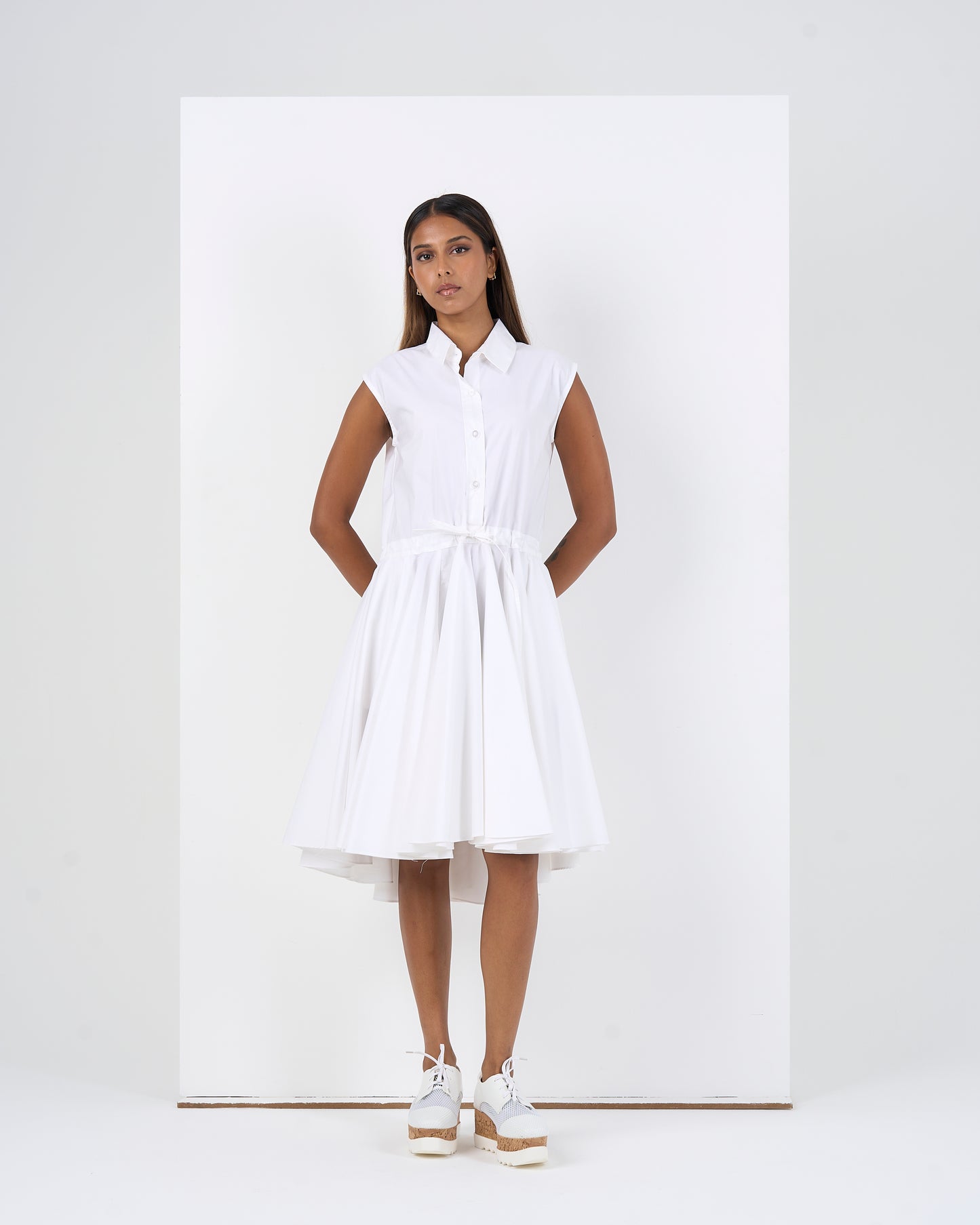 CARGO DRESS SET (WHITE)