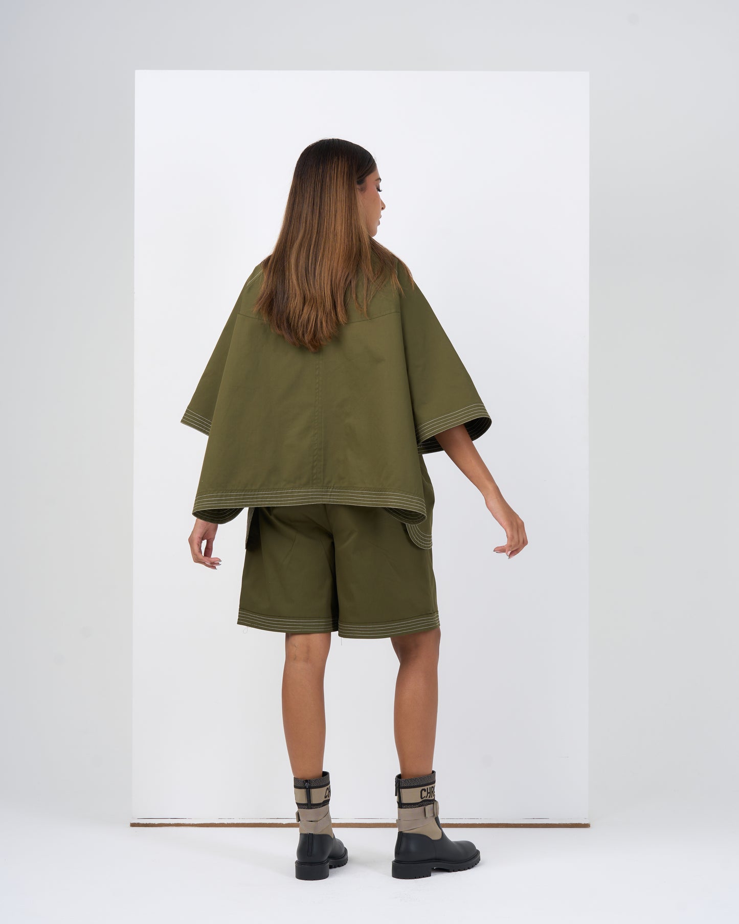 PONCHO SET (GREEN)