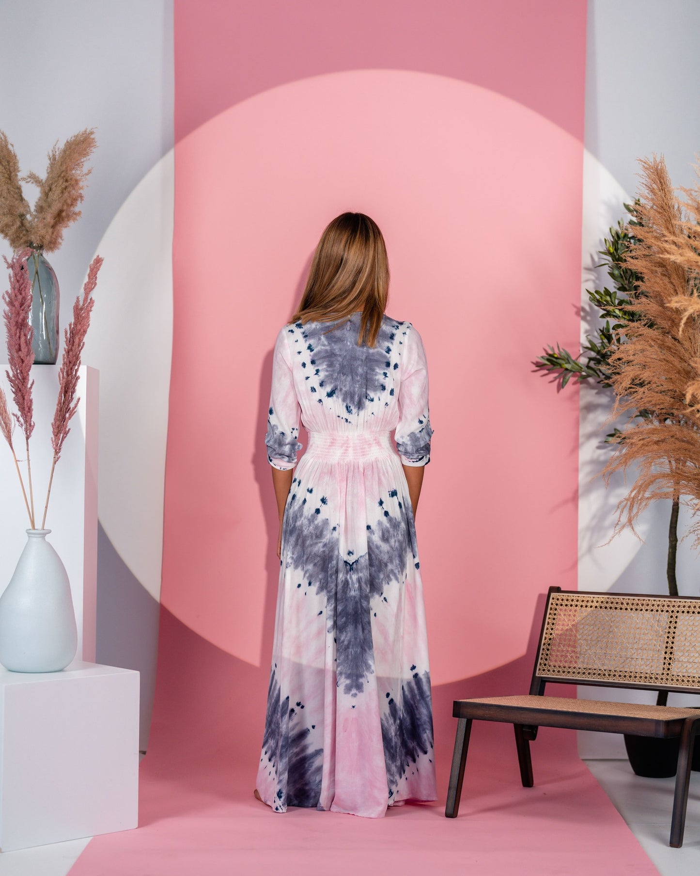 Tie Dye Embellished dress (2 color options)