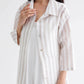 Jumpsuit Coord - Striped Beige