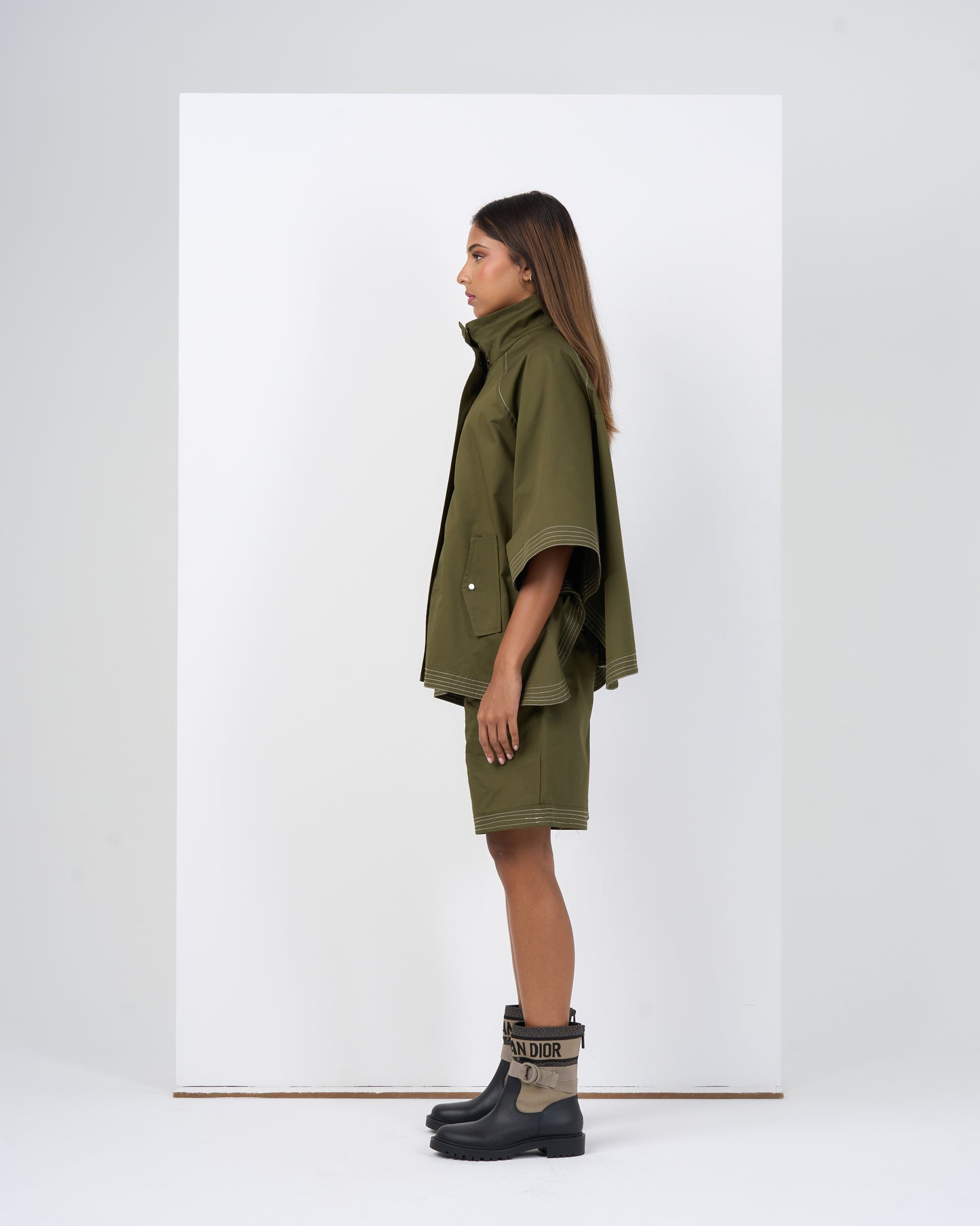 PONCHO SET (GREEN)