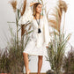 RUFFLED SLEEVES DRESS