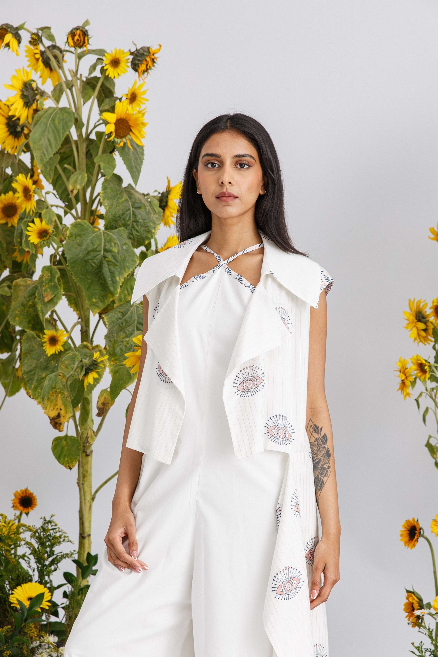 PRINT TRENCH JUMPSUIT SET (NEW PRINT)