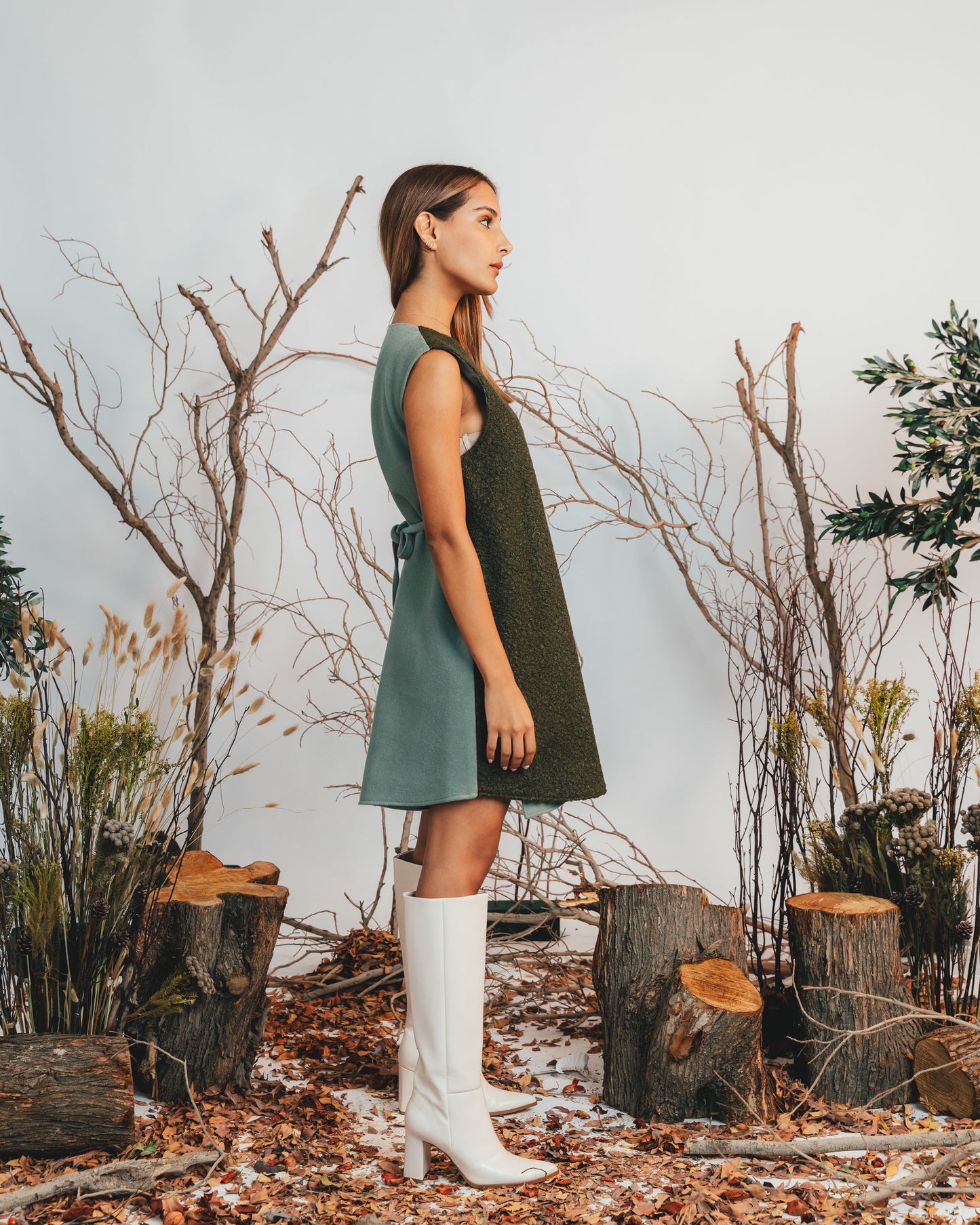 WRAP DRESS (GREEN)