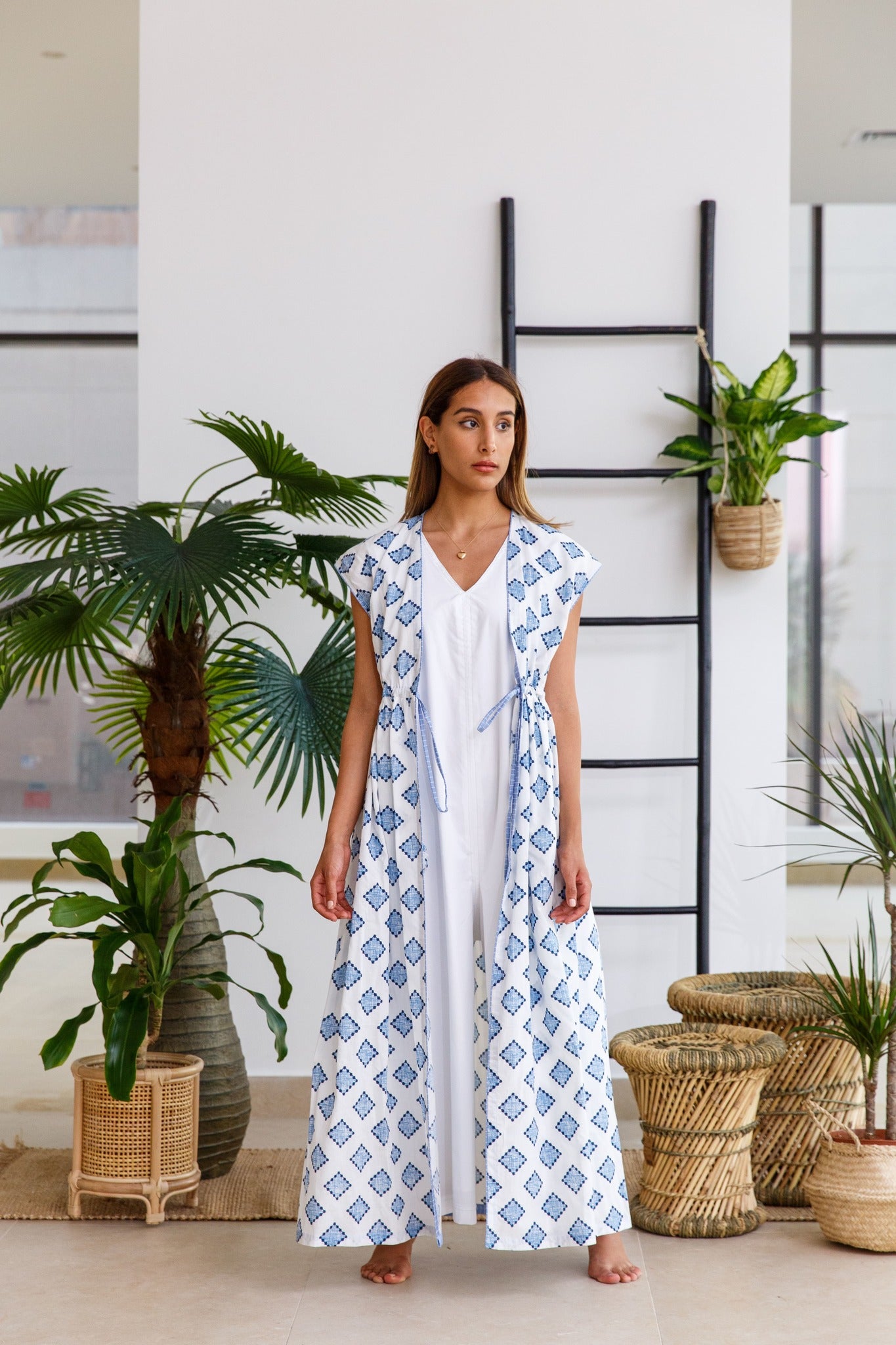 PRINT JUMPSUIT SET (available in long sleeves)