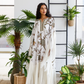 Print Fringes Kimono